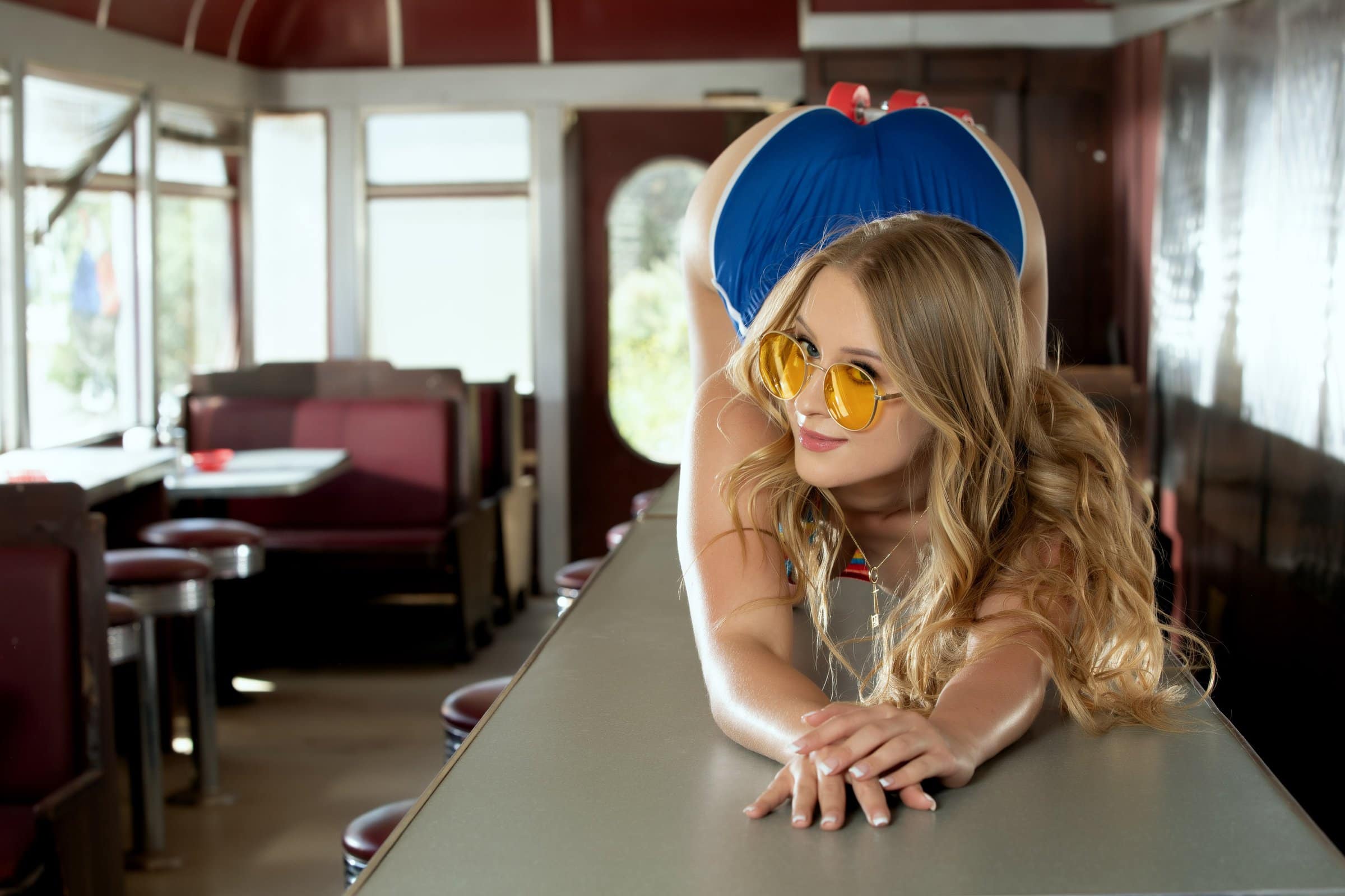 Cute teen Destiny Rose doesn't feel shy when it comes to exposing her body