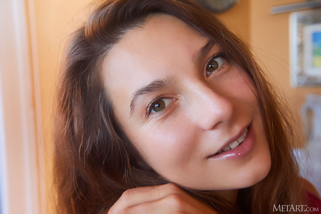 Belka Reveals When She Lifts The Hem To Expose The Soft Hair That Adorns Her Mound Of Venus