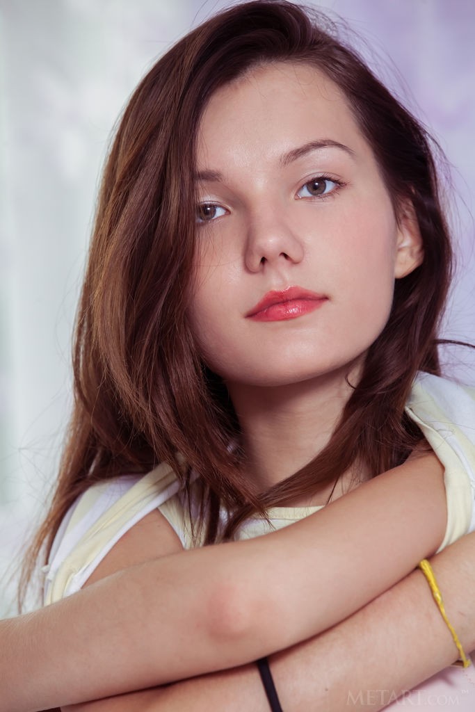 Iva - Adorable teen loves playing around in the nude