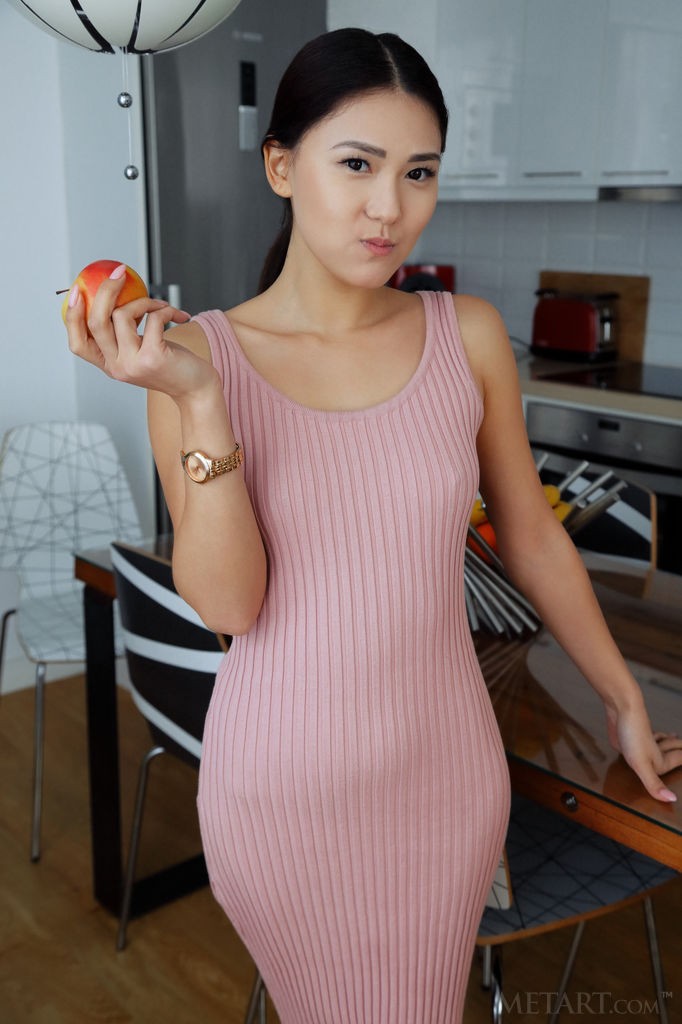 Kimiko - Skinny Asian cutie with a perfect, shaved pussy