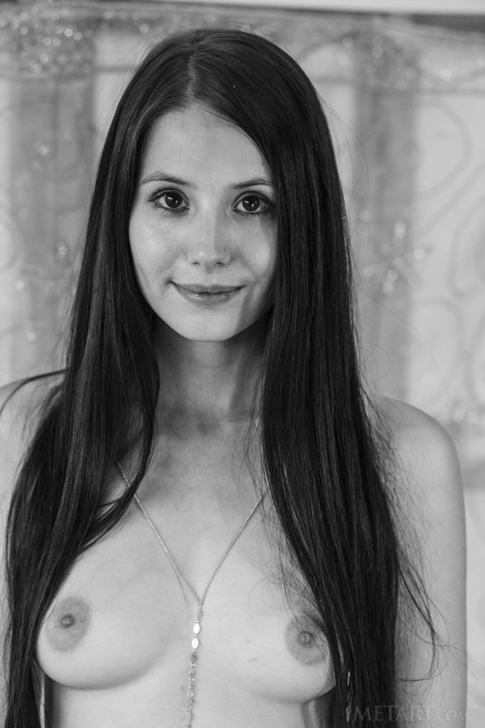 Vanessa Angel - Pretty brunette teen and her petite, cute body