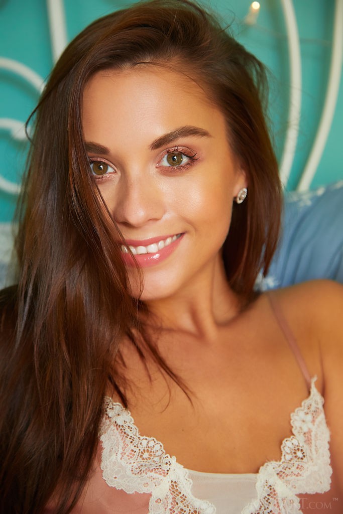 Sabrisse A - Taking off her silky panties and exposing silky pussy