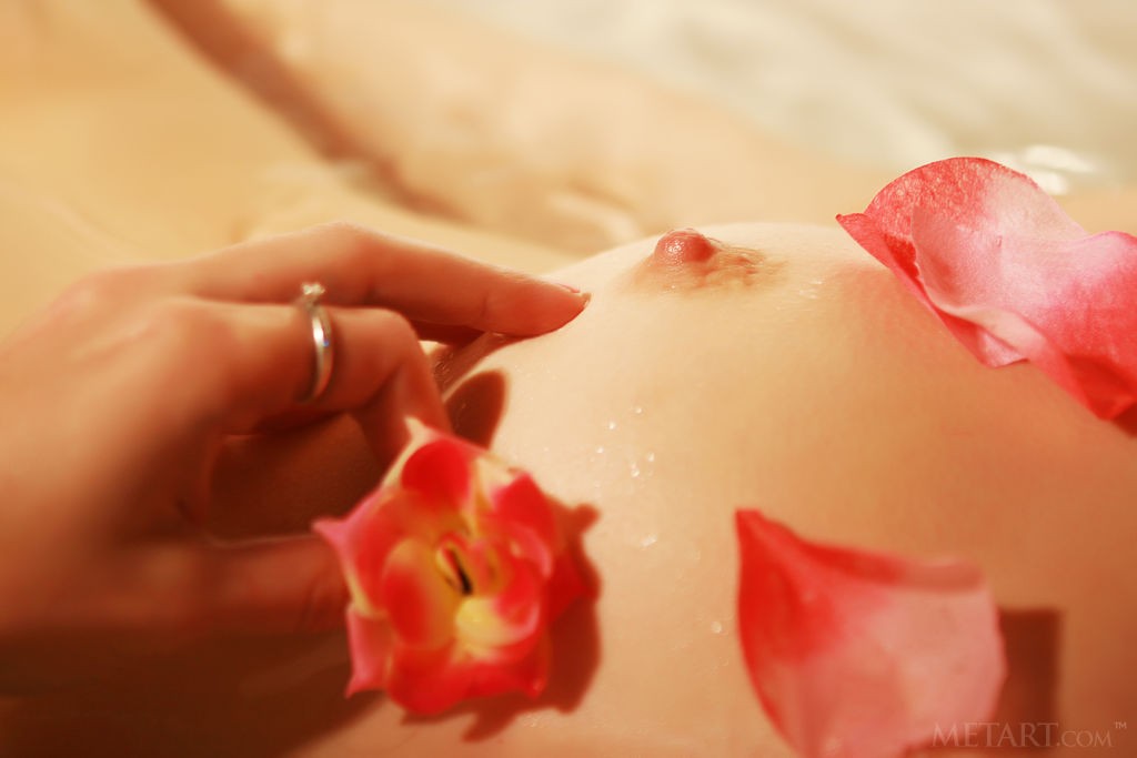 Sofi Shane - Rose petals match perfectly with her rose nipples