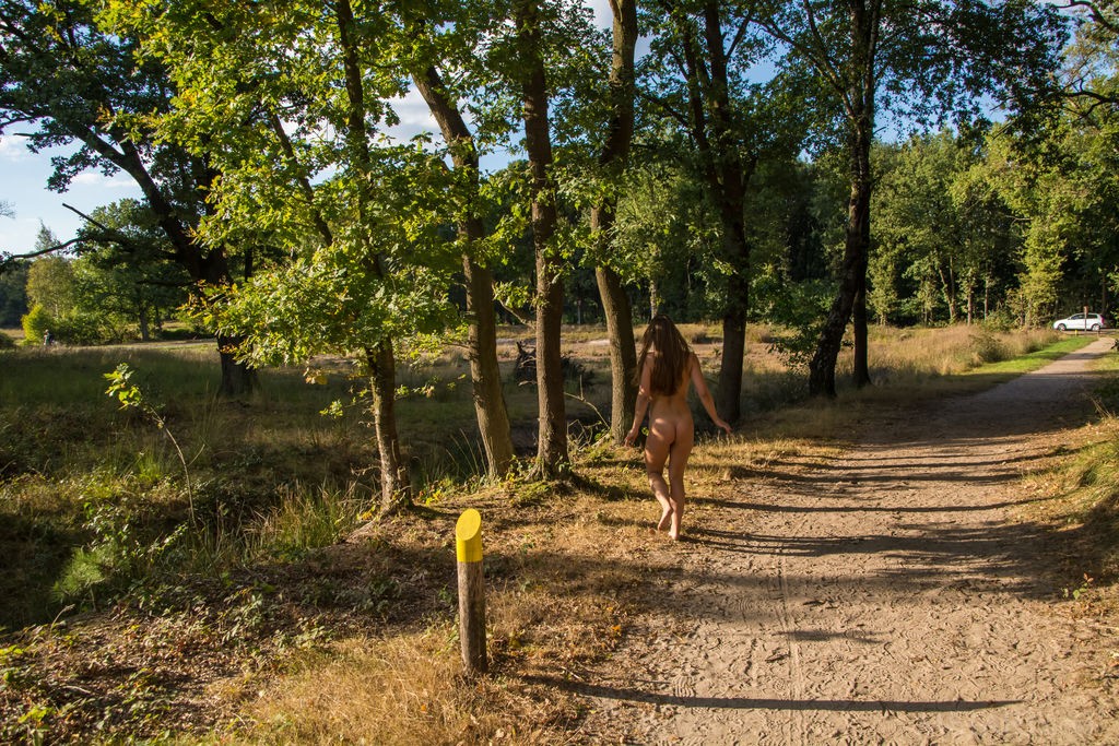 Taylor Sands - Nothing like a naked stroll by the forest lake