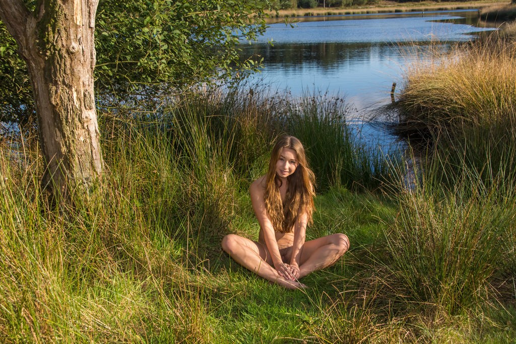 Taylor Sands - Nothing like a naked stroll by the forest lake