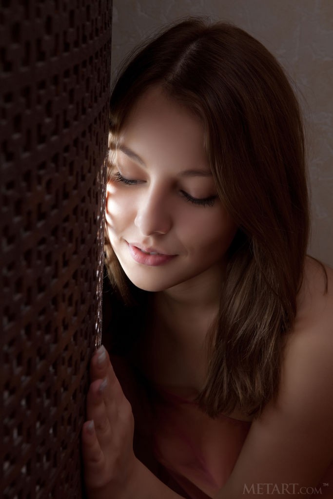 Nikia A - Beauty with blue eyes looks ravishing with no clothes on